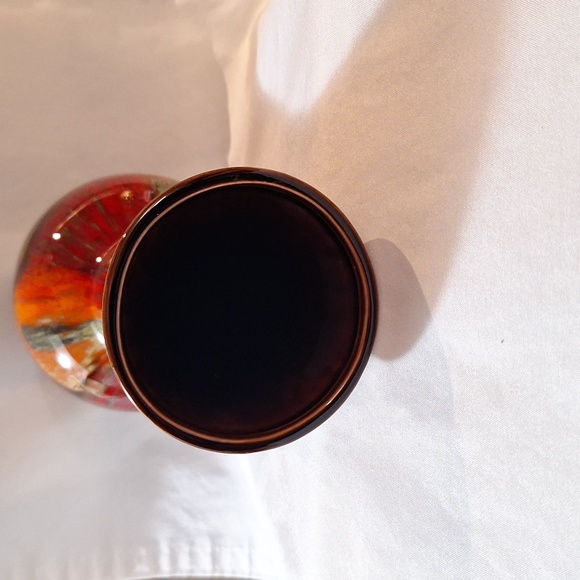 #ACQ Vase brown and red orange - Picture 3 of 5